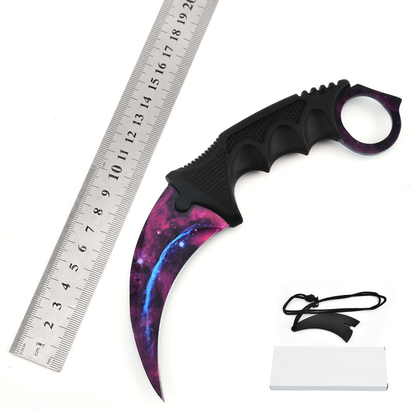 CS Claw Knife Outdoor Claw Sharp Game Claw Knife Battle Wolf Claw Knife Outdoor Self-Defense Camping Survival