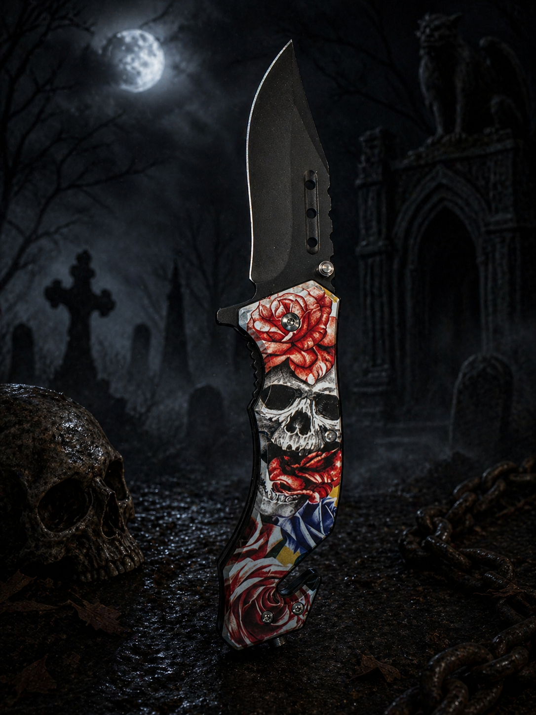 ElitEdge Skull Knife