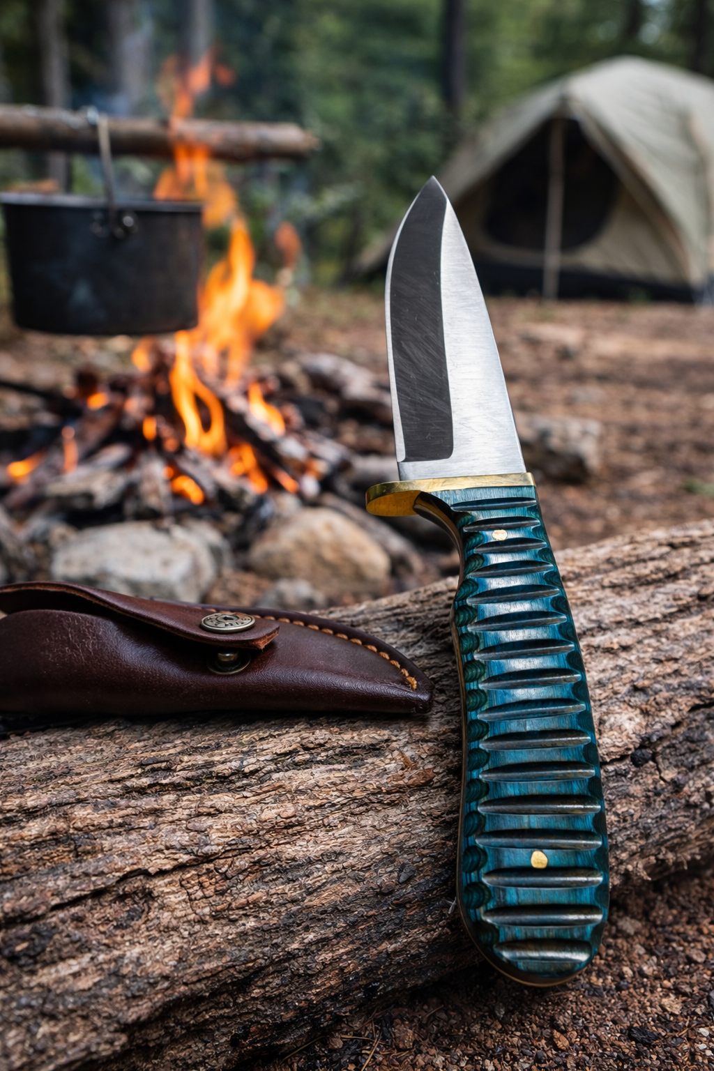Rite Edge fixed blade hunting knife (Sheath not included)