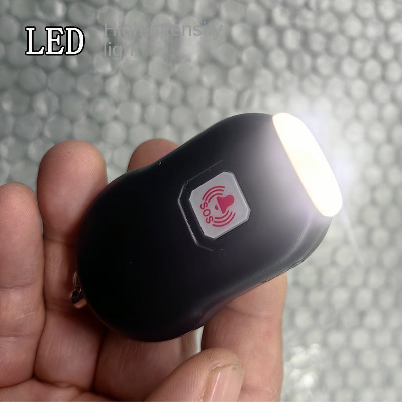 Cross-border New Charging SOS Personal Alarm for Women, Self-defense Anti-Attack Device with Outdoor LED Light Alarm