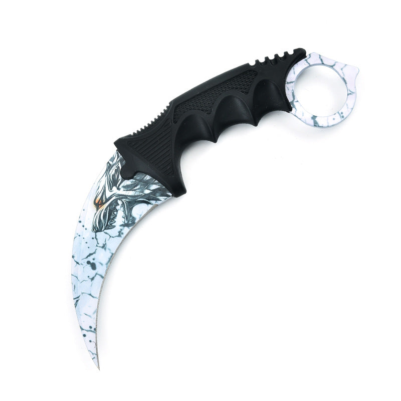 CS Claw Knife Outdoor Claw Sharp Game Claw Knife Battle Wolf Claw Knife Outdoor Self-Defense Camping Survival