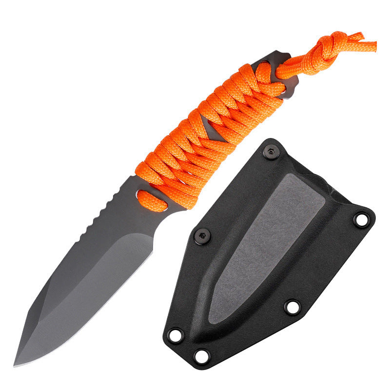 Outdoor Series Rope-Tied Multi-Functional Outdoor Camping Knife