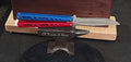 Bench Mark Butterfly Knife Red/Blue
