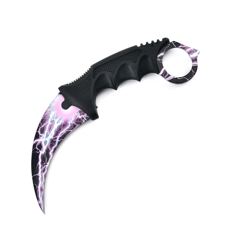 CS Claw Knife Outdoor Claw Sharp Game Claw Knife Battle Wolf Claw Knife Outdoor Self-Defense Camping Survival