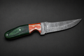 Damascus fixed blade hunting knife
