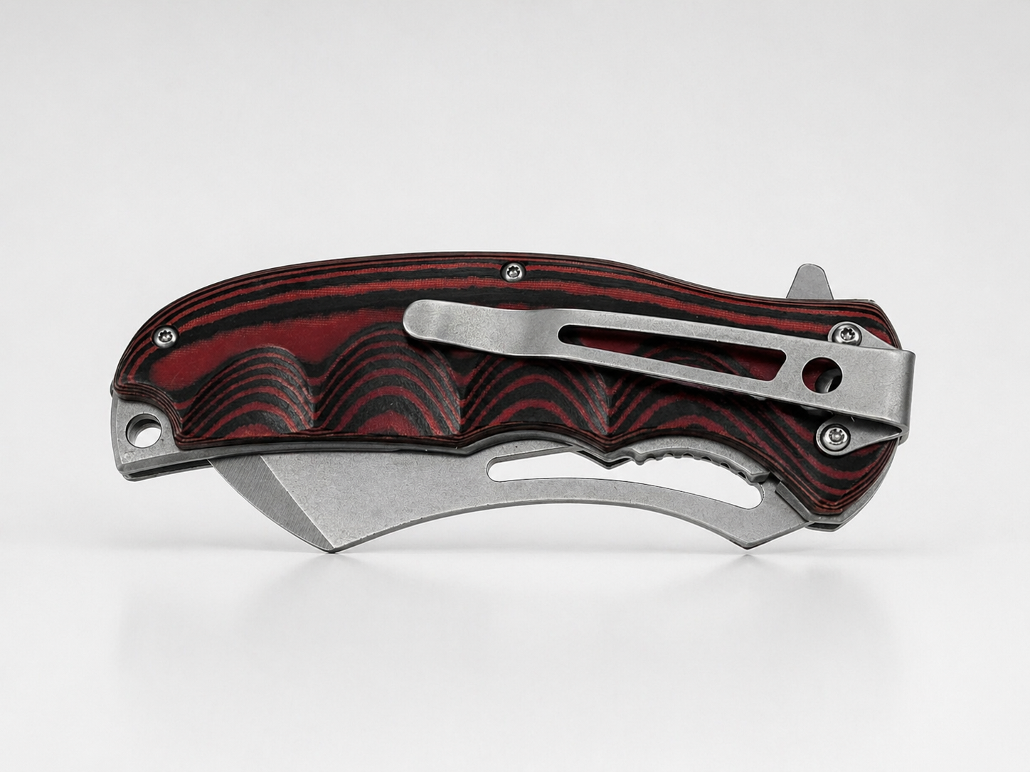 Frost – Liner lock Knife A/O Red Micarta