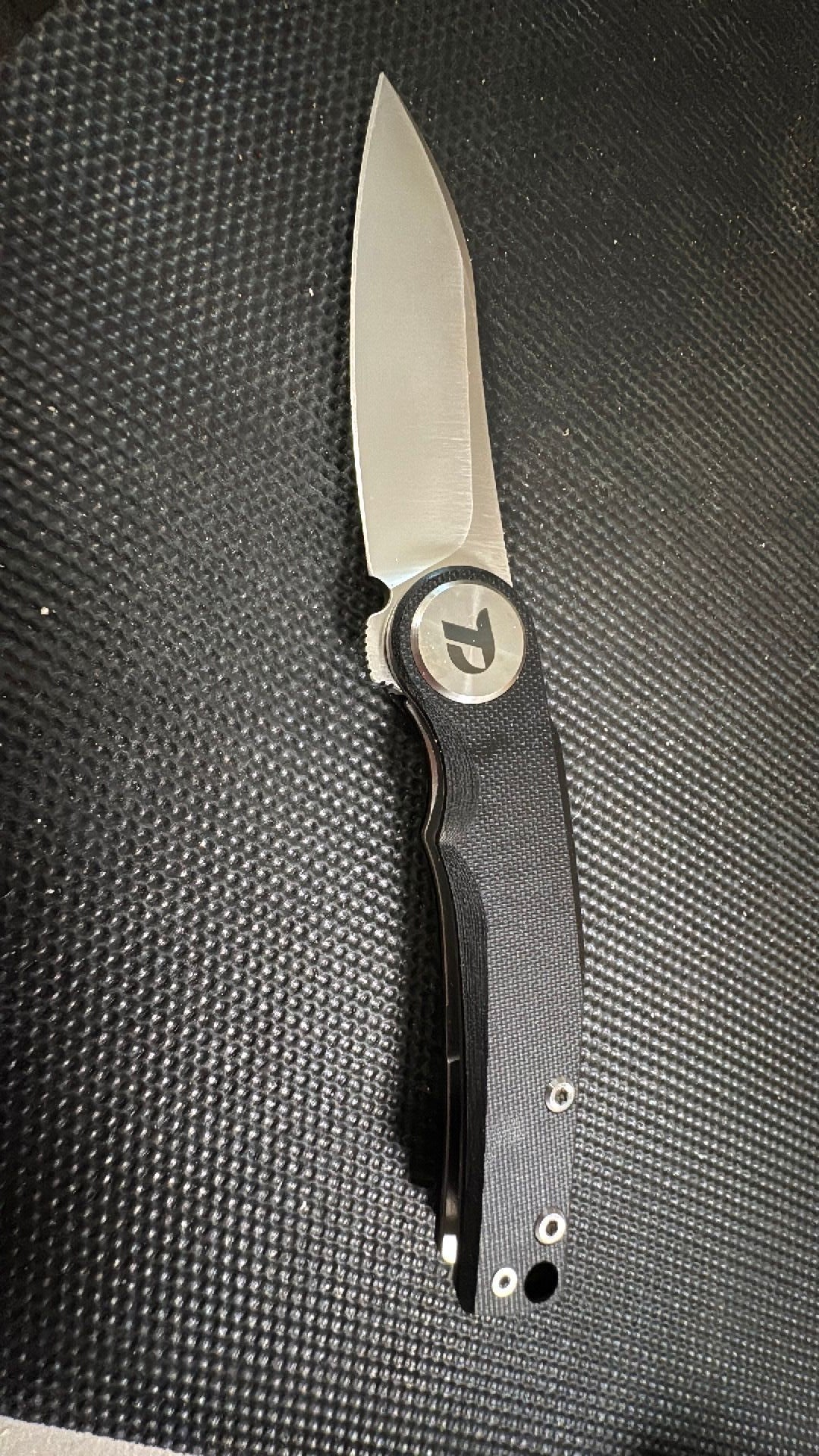 Dream Tech EDC knife G10 black handle
