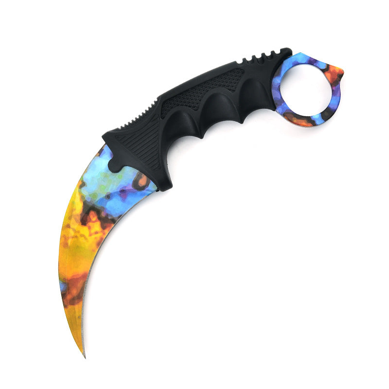 CS Claw Knife Outdoor Claw Sharp Game Claw Knife Battle Wolf Claw Knife Outdoor Self-Defense Camping Survival