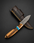 Handmade Damascus Knife by Hometown Knives