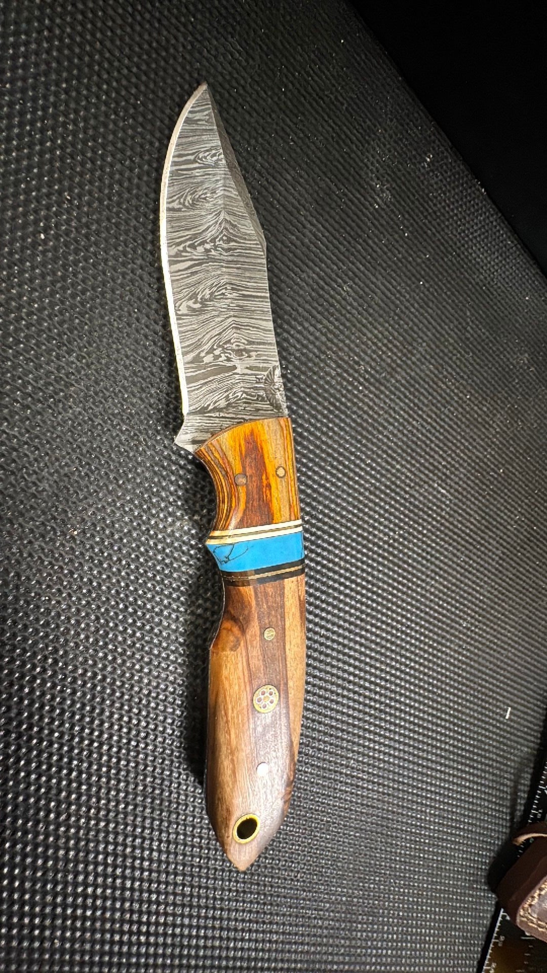 Handmade Damascus Knife by Hometown Knives