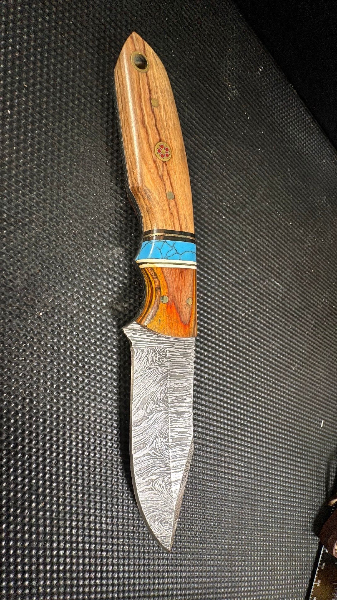 Handmade Damascus Knife by Hometown Knives