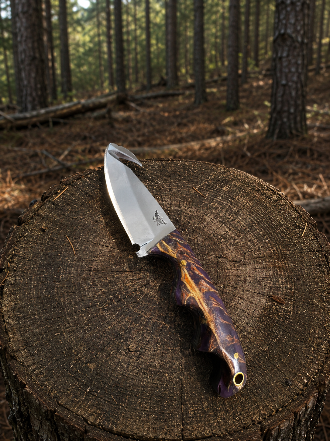 Mini Skinner with gut hook by Hometown Knives
