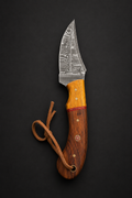 Handmade Damascus Steel knife by Hometown Knives