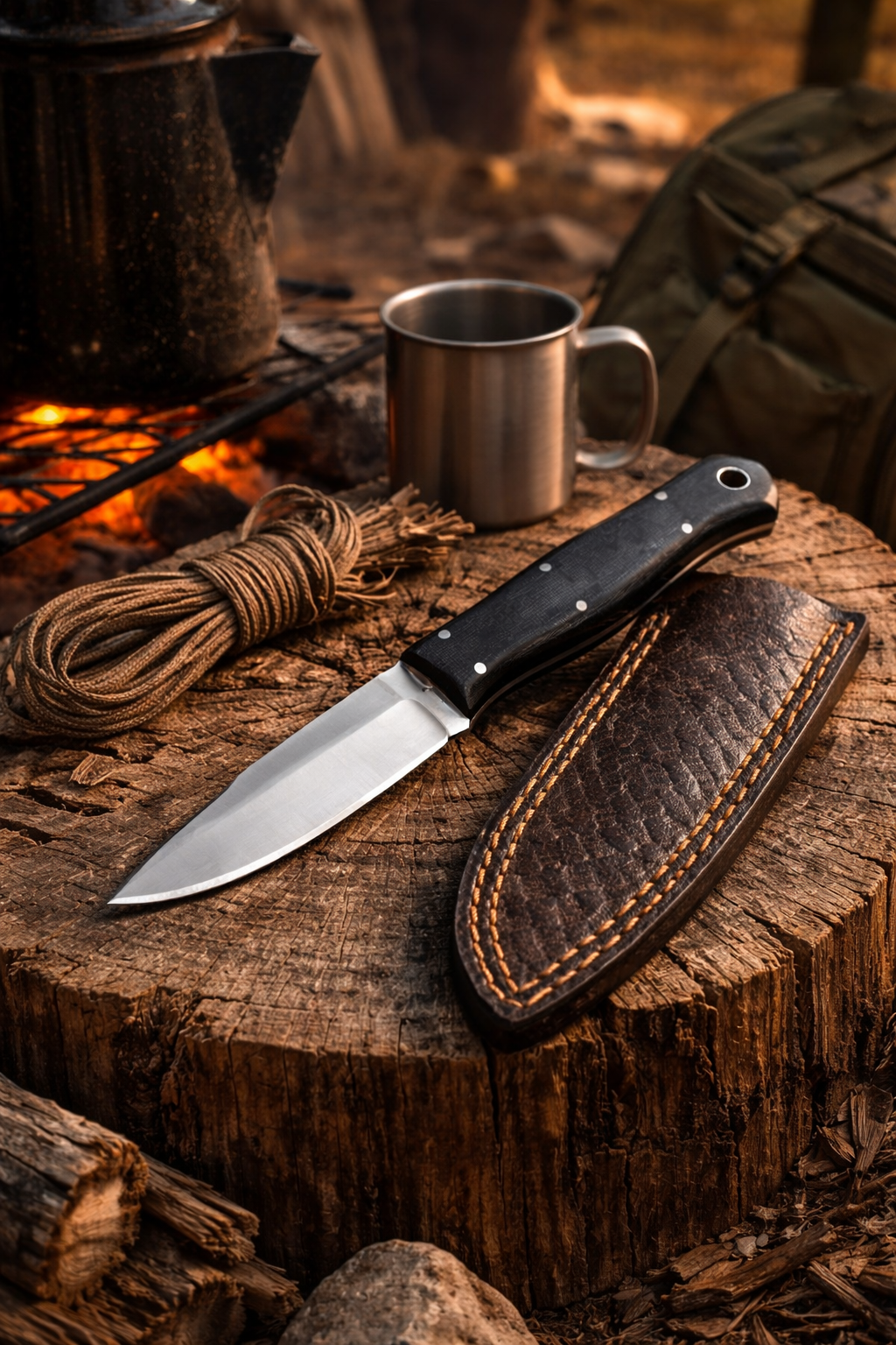 7.5" Handmade knife by Hometown Knives