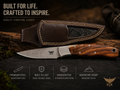 HTK Custom Damascus Hunting Knife