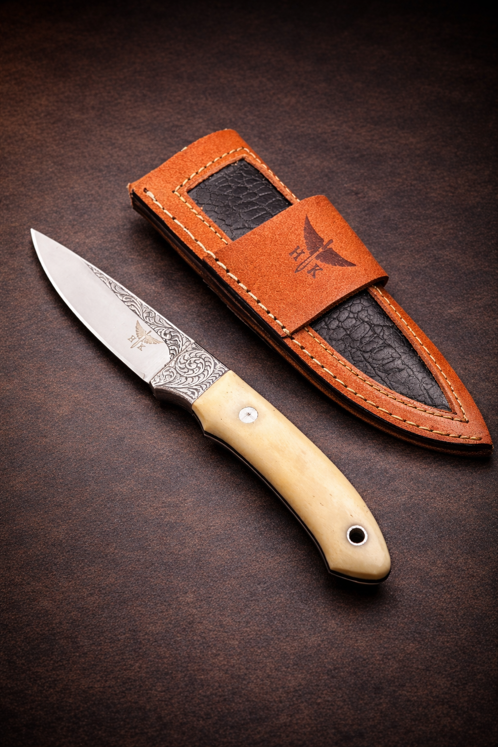 Beautiful Handmade 7.5” Collectible By Hometown Knives