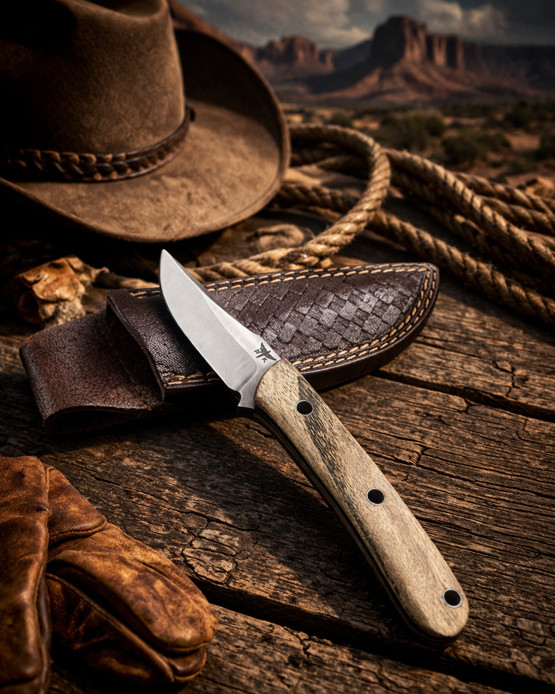 7.5" Hunting Knife by Hometown Knives