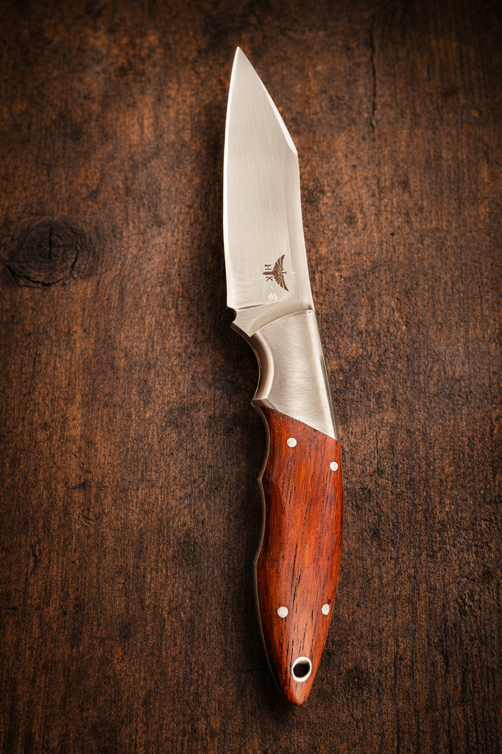 HTK Polished Sandvik Steel 7.5 inch Fixed Blade