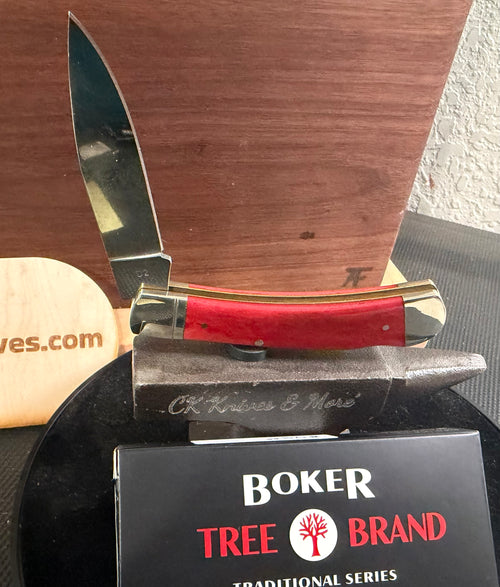 Boker Smooth Red Bone Knife