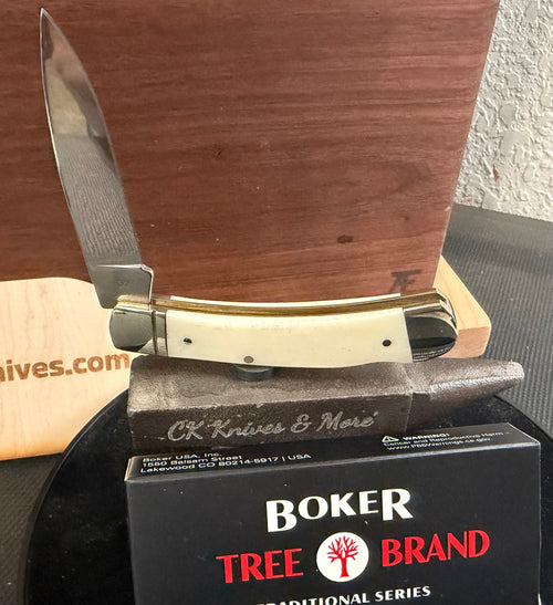 Boker Smooth White Bone Knife