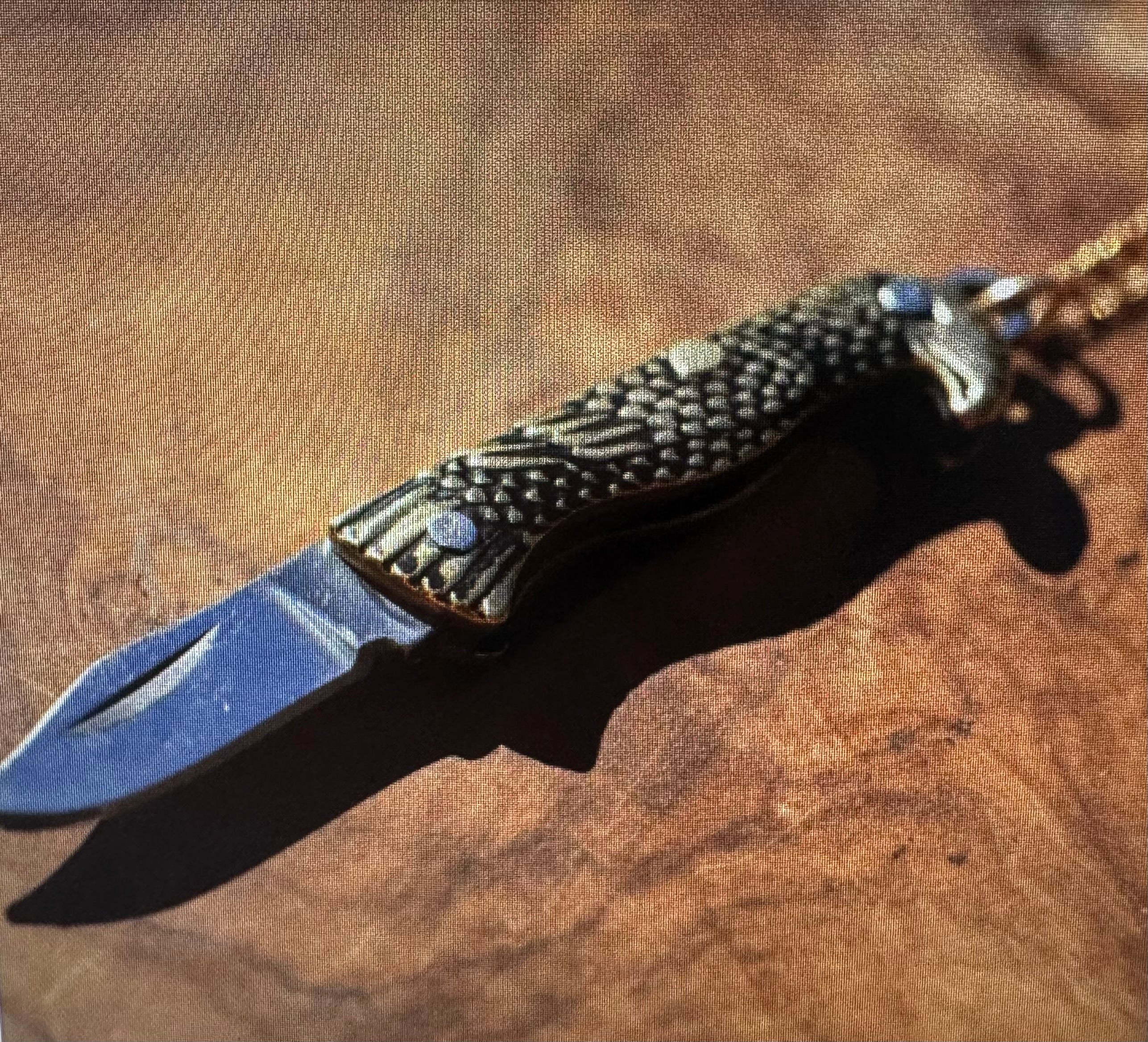 Necklace with Brass Eagle Pendant