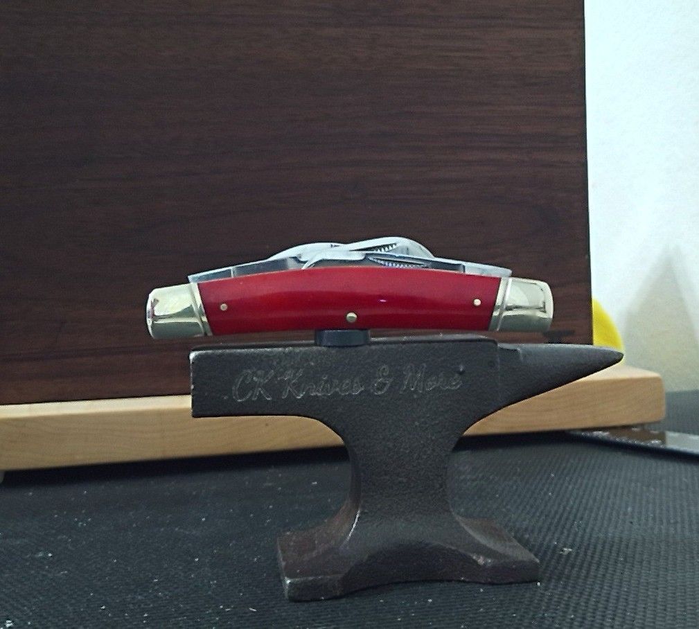 Rough Rider Red Long Rifle Congress Pocket Knife