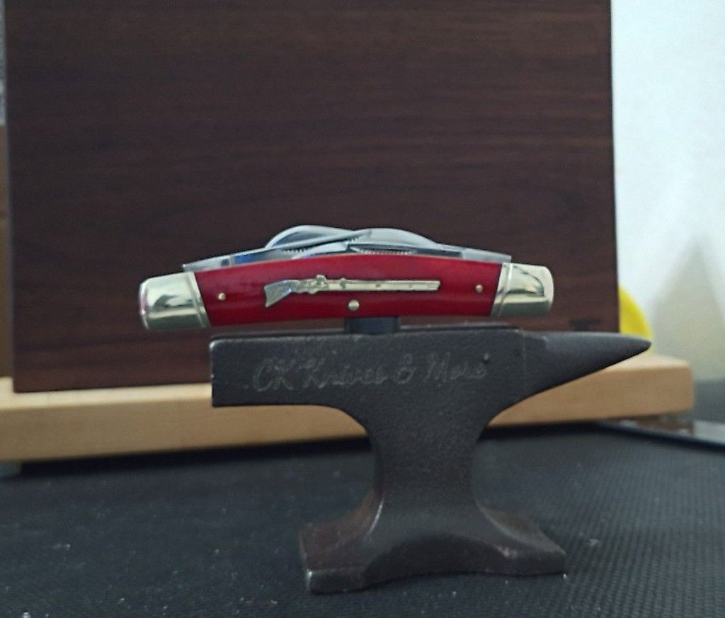 Rough Rider Red Long Rifle Congress Pocket Knife