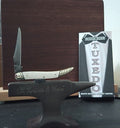 Rough Rider Tuxedo Small Toothpick White Micarta Folding Stainless Knife