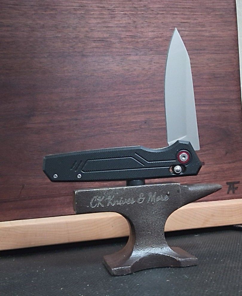 Rough Rider Crossbar Lock A/O Black G10 Folding Stainless Pocket Knife