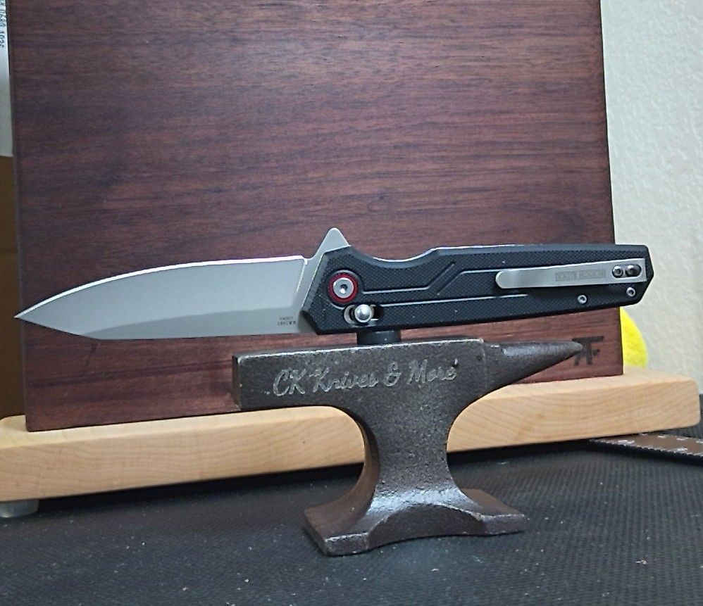 Rough Rider Crossbar Lock A/O Black G10 Folding Stainless Pocket Knife