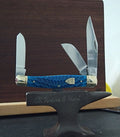 Rough Rider Large Stockman Blue Dragon Folding Stainless Knife