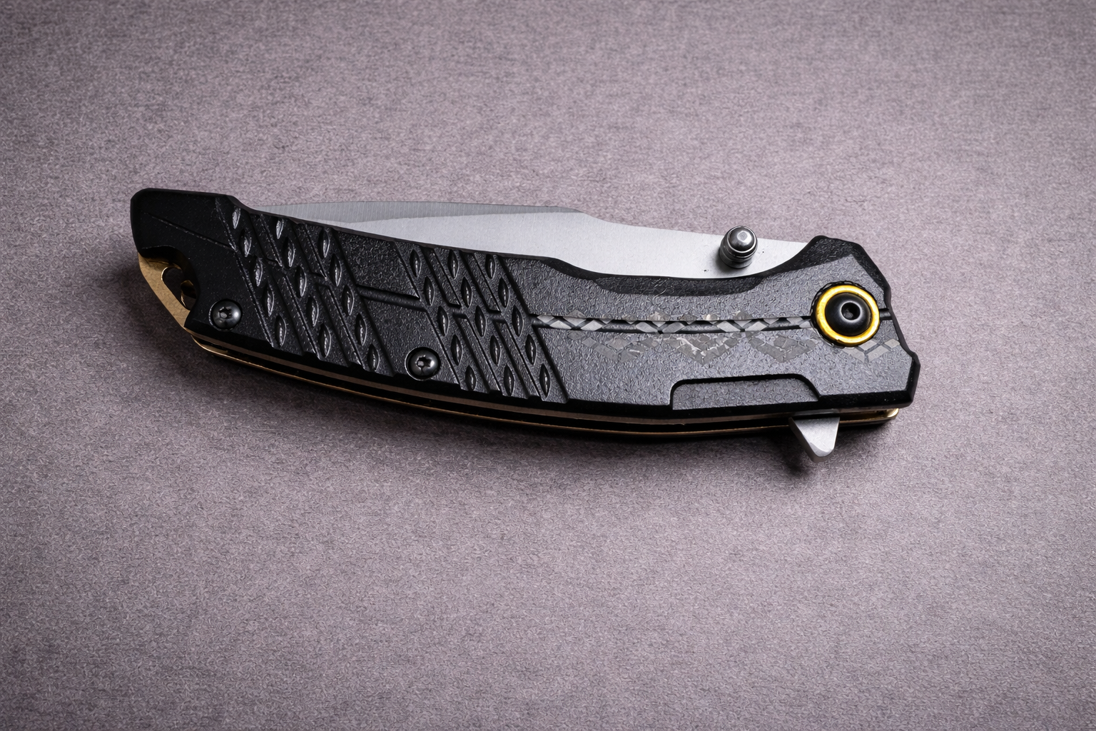 S-Tec tactical spring assisted folding knife