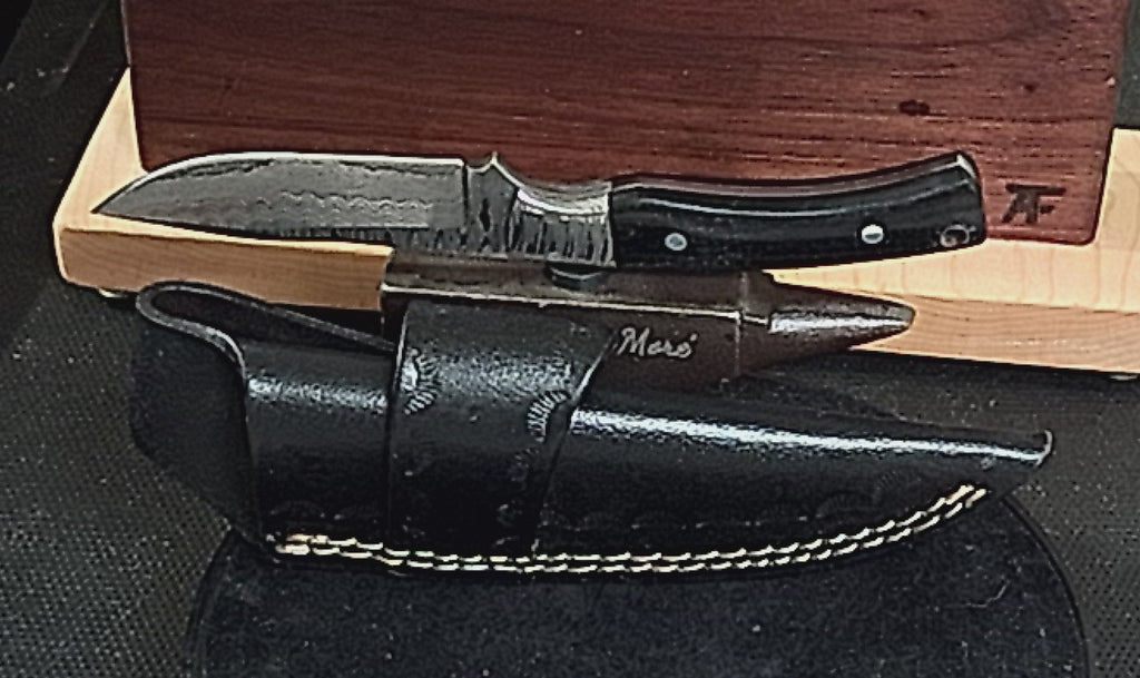 Handmade 8” Collectible Hunting Knife By Hometown Knives