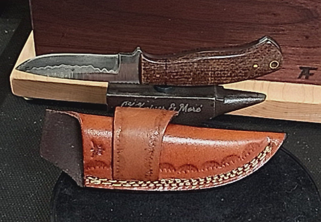 HTK Handmade 7.5 inch EDC Hunting Knife